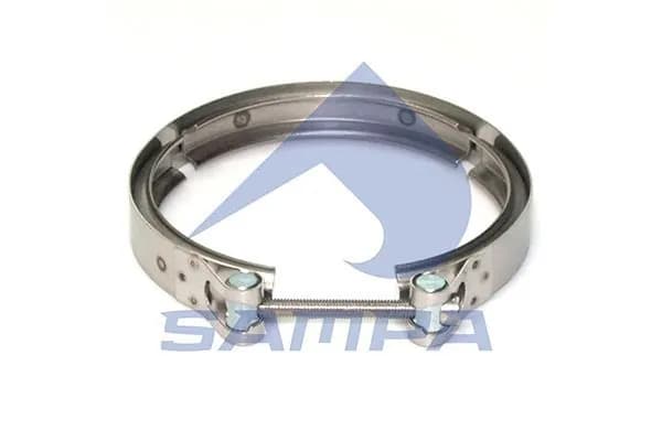 Хомут глушителя D-121-133 DAF F 95, 75, 85 CF, 95 XF, CF 65, CF 75, IV, CF 85, IV, XF 95, 105 (Sampa)