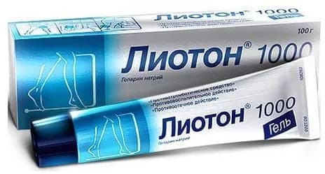 Лиотон 1000, гель 1000 МЕ/г, 100 г
