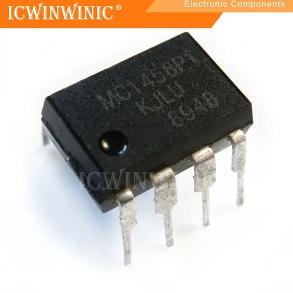 2шт MC1458P1 MC1458 DIP-8 Интегральная схема