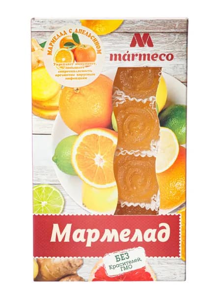 Мармелад желейный формовой " С Апельсином", 180гр