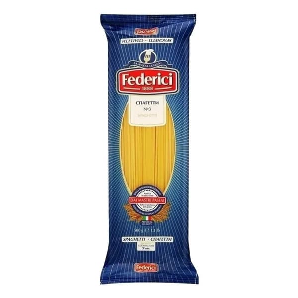 Макаронные изделия Federici Cпагетти № 3 400 г