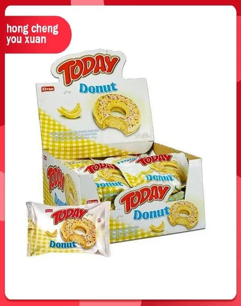 Пончик Today Donut со вкусом карамели, 24 шт по 50 гр