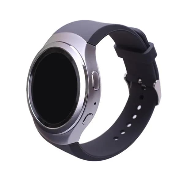 Ремешок для умных часов Samsung Galaxy Gear S2 SM-R720 из ТПУ и силикона, серый, ширина 19 мм