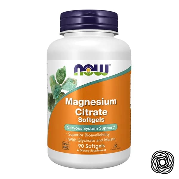 Magnesium Citrate, Цитрат магния для нервной системы, сердца, суставов и мышц, 90- мягких капсул