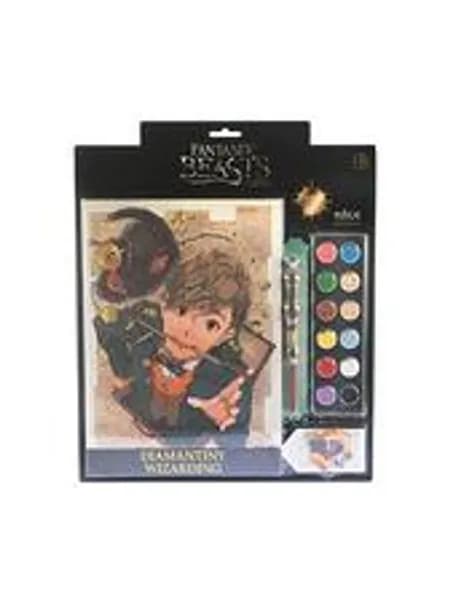 DIAMANTINY Набор для алмазной мозаики Fantastische Tiere, Wizarding Dinasty Newt und Snaso, 1 шт., A4, 21 x 29,7 см