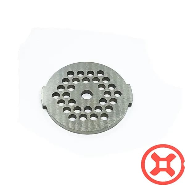 Решетка №2 для мясорубки MOULINEX (Д-54/ 7мм + ушки, раб. отв. Д-4,5мм)