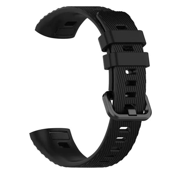 Силиконовый ремешок для Huawei Band 4 Pro TER-B29S, чёрный
