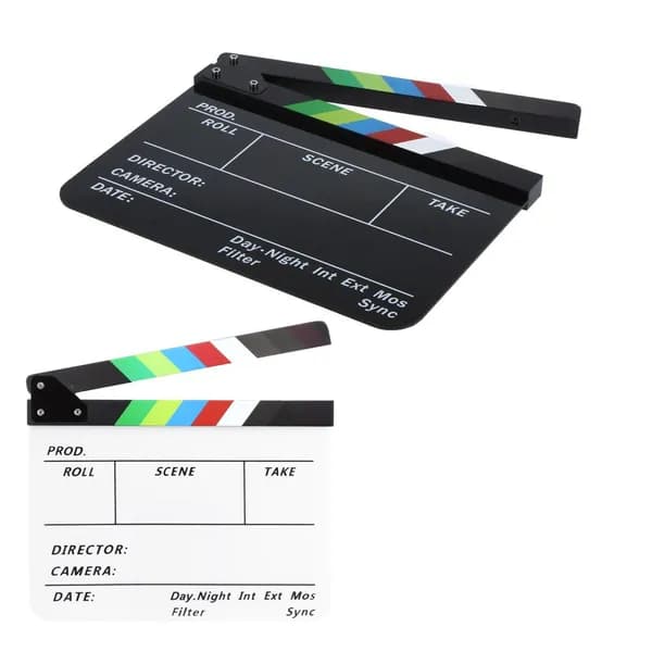 Movie Photo Prop, Долговечный акриловый клипборд с большой стираемой поверхностью, для студийных съемок и тематических мероприятий