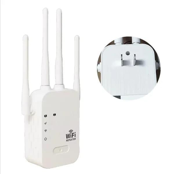 Усилитель Wi-Fi 2.4 ГГц, репитер 300 Мбит, 4 антенны, Американки