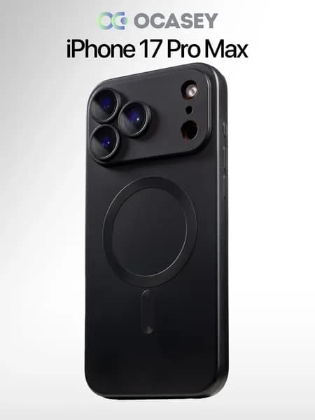 Чехол на iPhone 17 Pro Max MagSafe с защитой камеры