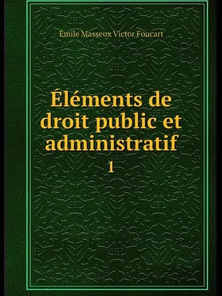 l.ments de droit public et administratif. 1