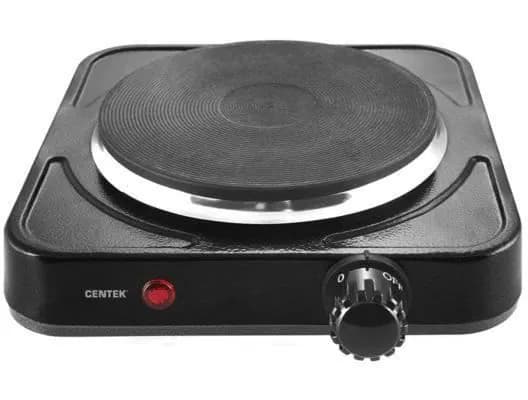 CENTEK Электрическая настольная плита CT-1506, 1 конфорка, черная