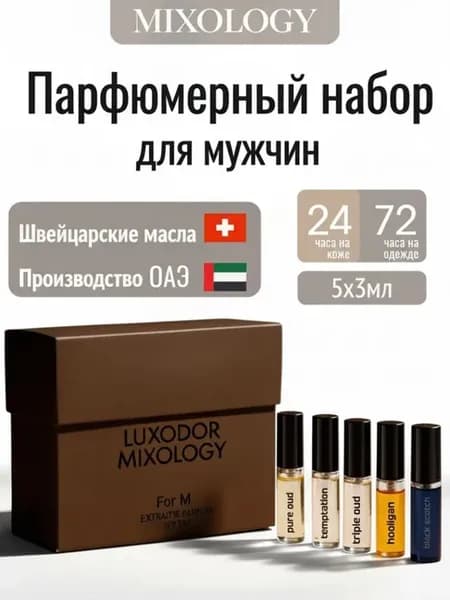 Мужской набор мини-парфюмов с высокой