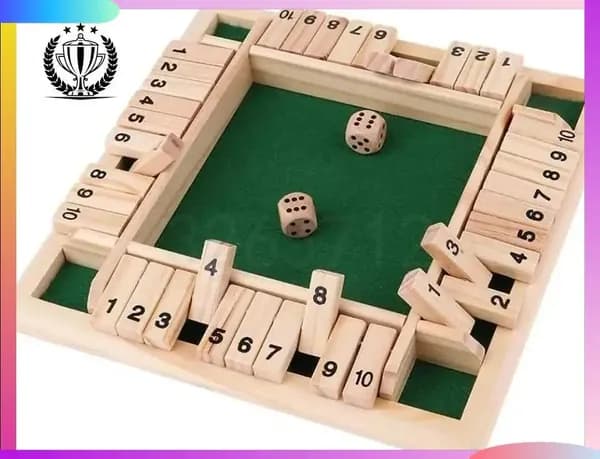 Качественный набор Shut The Box для счета, используемый детьми 47 лет, в котором коробка закрывается по правилам математики