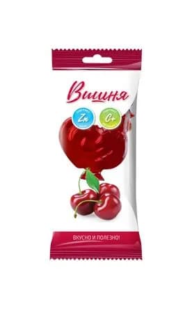 Петушок, леденцовая карамель с Цинком и витамином С со вкусом вишни, 17 г
