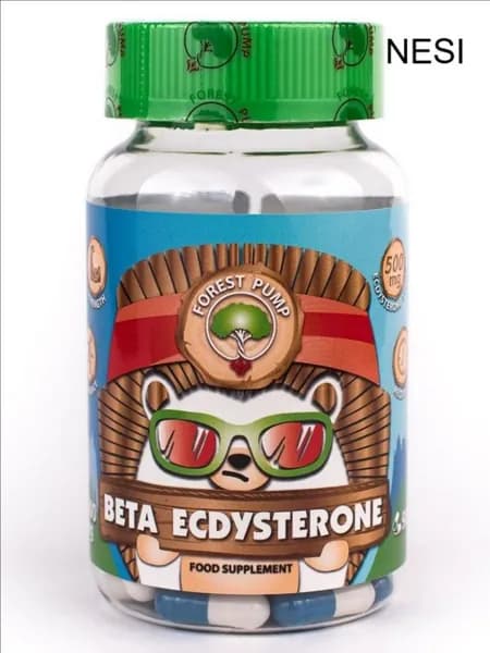 Бустер тестостерона Forest Pump B - Экдистерон 500 мг/ Beta Ecdysterone/Мужской комплекс/90 капсул