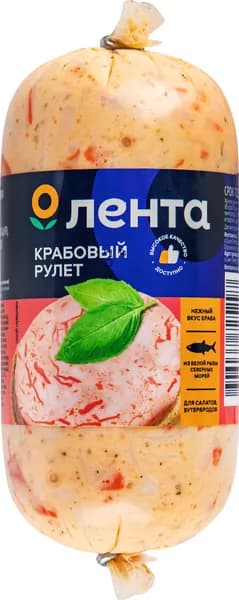 Рулет крабовый ЛЕНТА, 300г