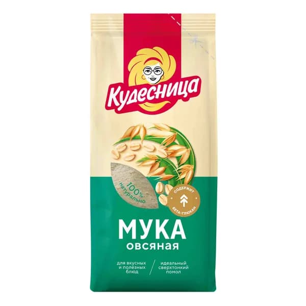 Мука Кудесница овсяная 400 г