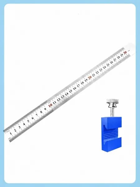 Промышленная измерительная линейка, Синий - 30cm