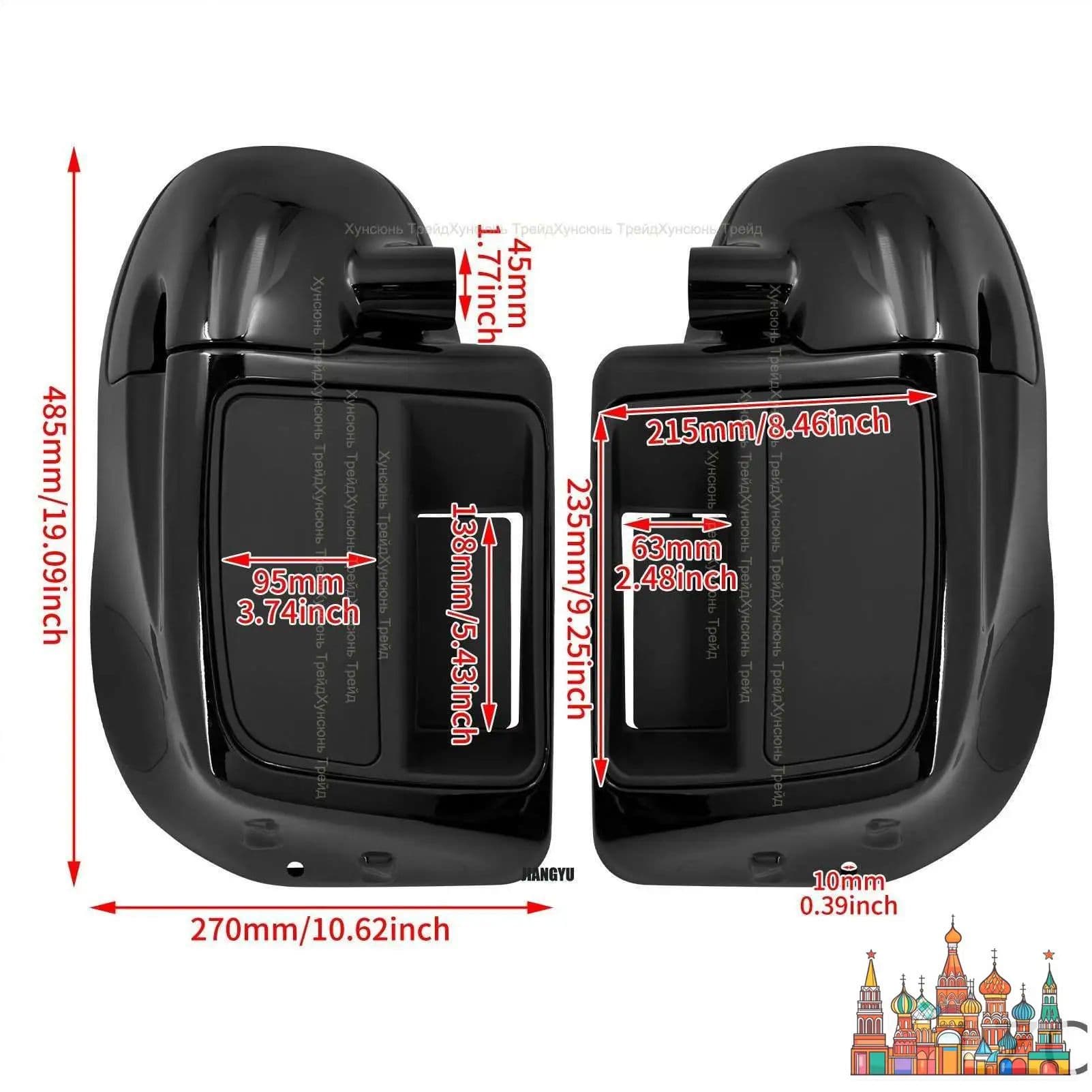 2 шт. нижнего вентиляционного обтекателя для Harley Touring Road King Street Glide 2014-2020 годов выпуска