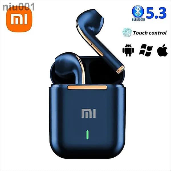 Mijia Наушники беспроводные с микрофоном, Bluetooth, USB Type-C, синий
