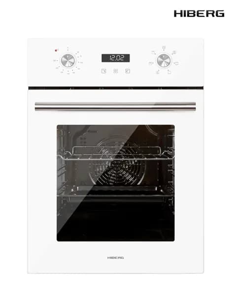 Духовой шкаф электрический 45 см HIBERG VM 4260 W с программатором и сенсорным дисплеем