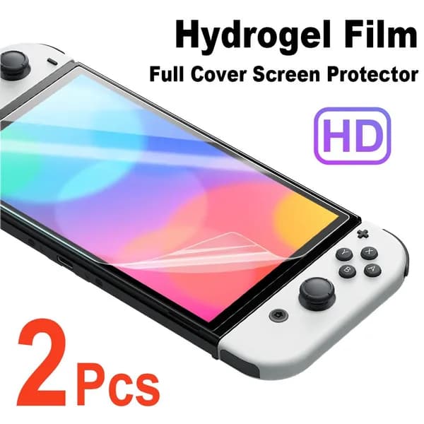 Мягкий гидрогелевая Защитная пленка для экрана подходит для Nintendo Switch OLED