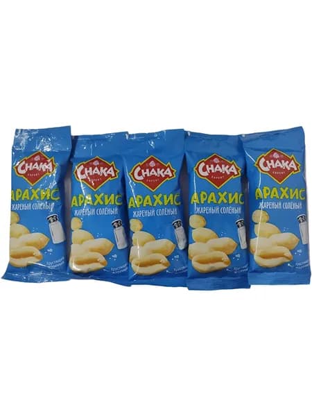 Арахис обжаренный соленый Chaka 5х50г