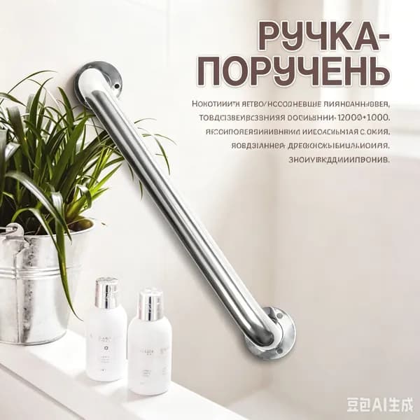 Поручень для ванной настенный ручка для пожилых и инвалидов 40cm
