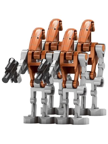 Фигурка Star Wars Звёздные Войны, 4 боевых дроида, конструктор