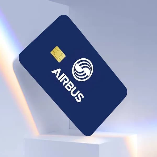 Аэробус Airbus Наклейка для банковской карты