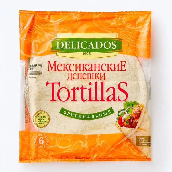 Тортильи DELICADOS Оригинальные, 400 г
