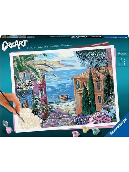 Ravensburger Malen nach Zahlen Mediterranean Landscape (20218) Набор для рисования по номерам