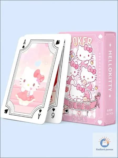 Карты игральные Hello Kitty Куроми Cinnamoroll аниме