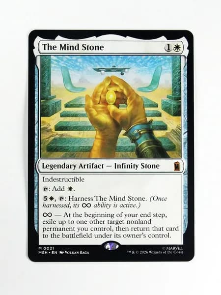Голографическая (Holo) прокси-карта TCG/MTG Proxy: The Mind Stone #021