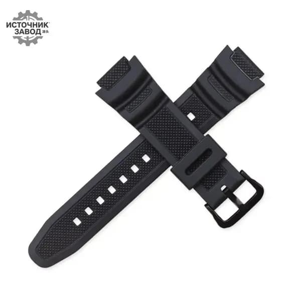 Ремешок для часов 18 мм для CASIO AE1200 / 1300 / 1000 W-219, силиконовая резина WatchBand