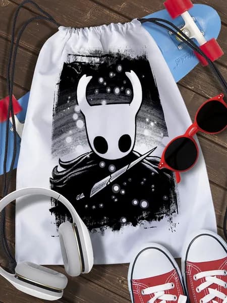 Мешок для сменной обуви Hollow Knight (Полый Рыцарь, Холоу Найт, игры, Metroidvania, Платформер) - 1547