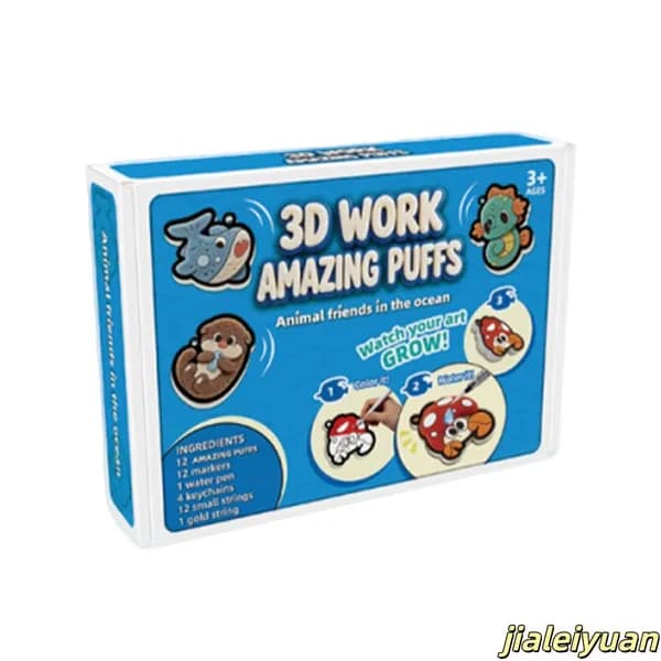 Набор для творчества из древесной массы с 3D-эффектом Динозавры для детей 4 8 лет