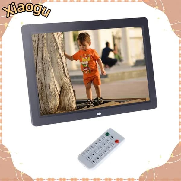12 дюймовая фоторамка, HD TFT-LCD, удобная для просмотра домашних фото