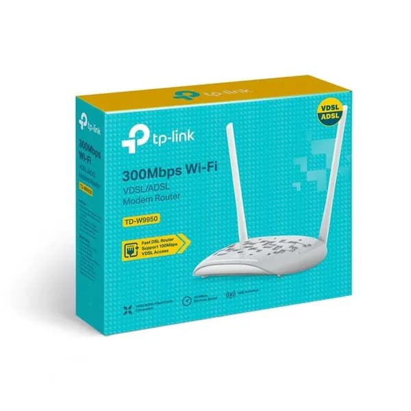 TP-Link TD-W9950 Wi-Fi модем-роутер ADSL/VDSL 2.4 ГГц 300 Мбит/с
