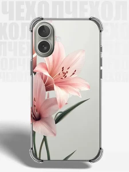Чехол на iPhone 16 y2k pinterest лилии