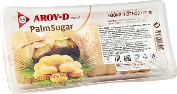Aroy-D Сахар Пальмовый Кусковой 454г. 1шт.