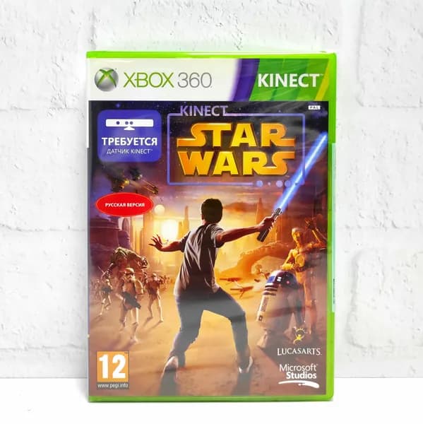 Kinect Star Wars Полностью на русском Видеоигра на диске Xbox 360. Товар уцененный