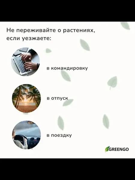 Автополив для комнатных растений набор 2 шт