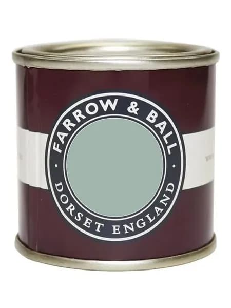 Краска для мебели и декора ультраматовая, меловая краска Farrow & Ball Estate Emulsion цвет 84 Green Blue, 100 мл