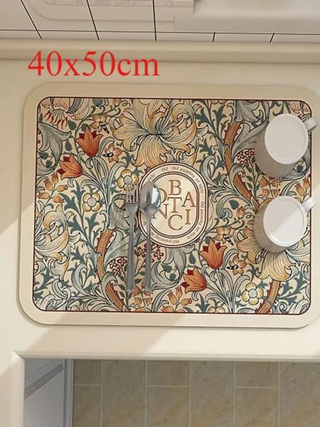 Коврик для сушки посуды, 40 см х 50 см , 1 шт