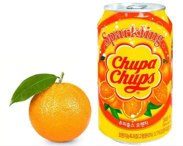 Напиток Chupa Chups апельсин 345ml Корея