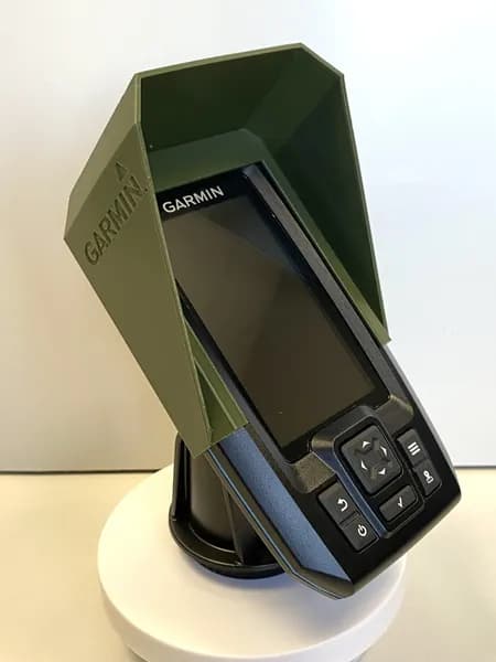 Козырек для эхолота Garmin Striker Plus 4, Vivid 4cv, Зеленый Хаки