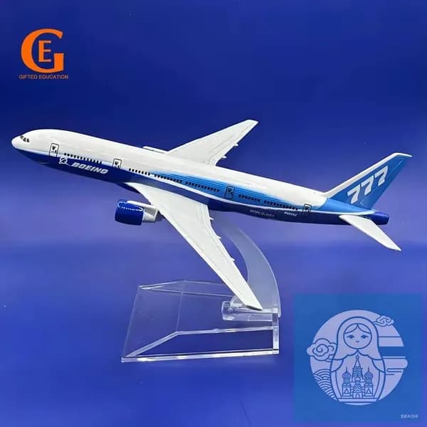 Металлическая Модель Самолета Боинг 777, Авиакомпания Boeing 777