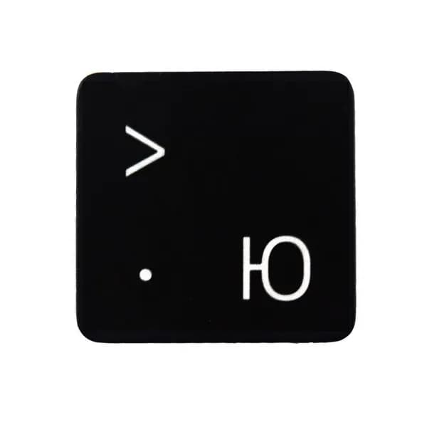 Клавиша Mactoken Keycap "ю" для MacBook 2019-2026 гг. EU RST US